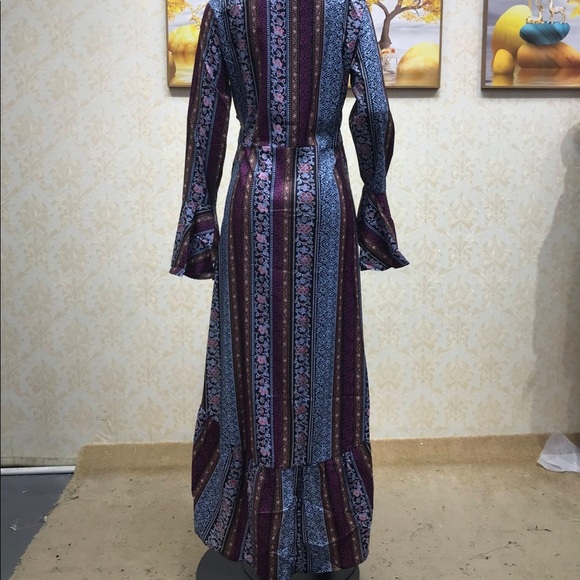 Bohemian Printed Dress, New - Picture 3 of 11